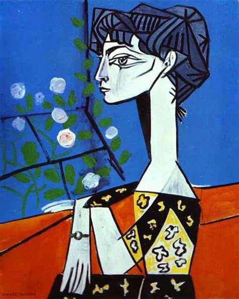 Pictura Zilei „jacqueline” 1955 De Pablo Picasso