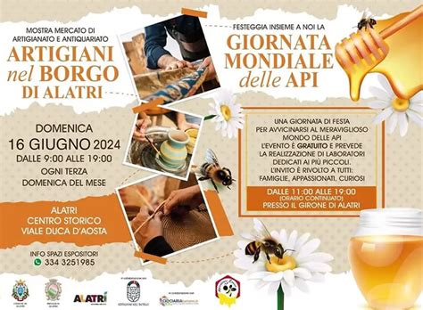 Giornata Mondiale Delle Api E Artigiani Nel Borgo Di Alatri Benvenuti