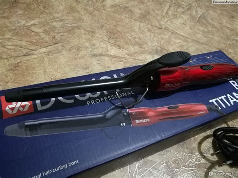 Плойка для волос Dewal Red Titanium - «Эта плойка то, что долго искала ...