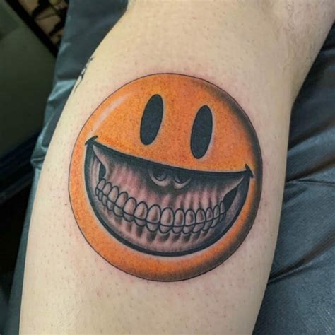 Update Smiley Face Tattoo Ideas Latest In Cdgdbentre