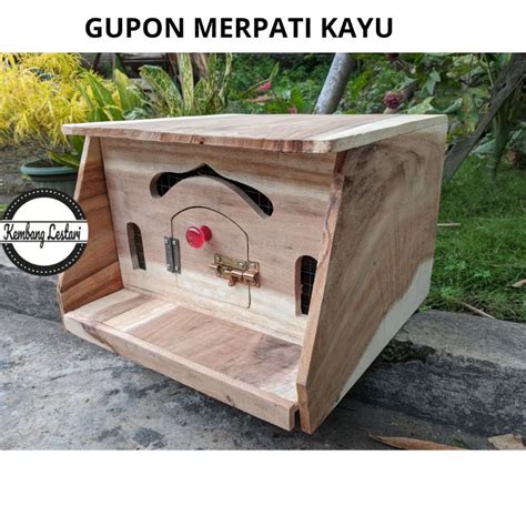 Jual Gupon Pagupon Burung Merpati Dara Medium Size Kayu Jawa Shopee