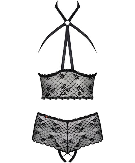 Obsessive Nettsy Black Lingerie Set Sexystyle Eu