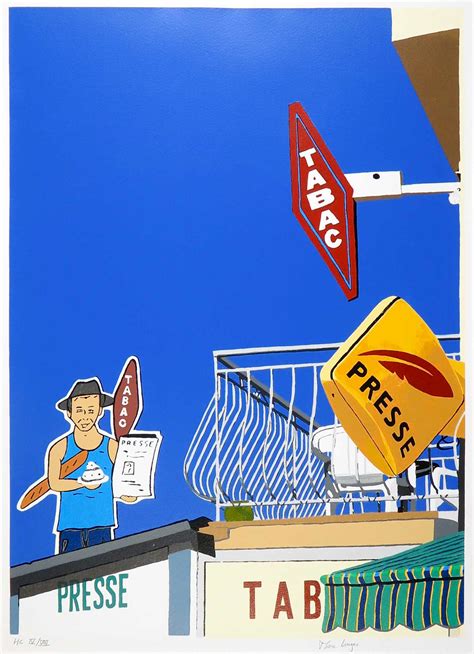 marc langer zeefdruk tabac presse kopen bied vanaf