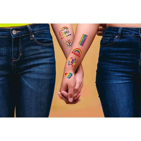 Tatouage Temporaire Feuilles Lgbt Gay En Tatouages Temporaires Coeur Autocollants Lesbiennes