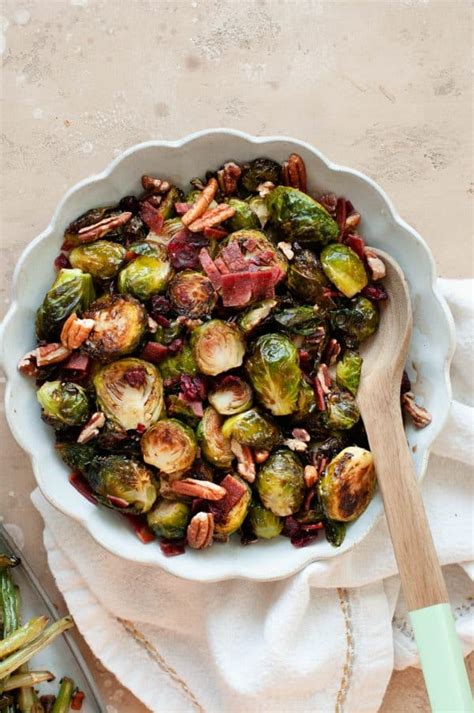 Maple Balsamic Brussels Sprouts - Erin Lives Whole