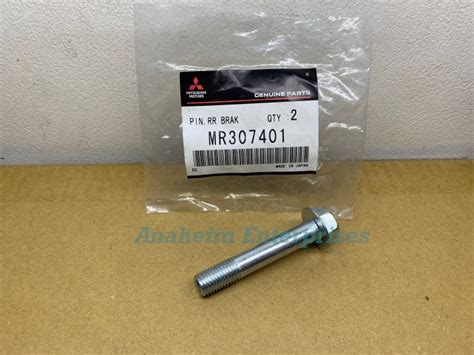 Mitsubishi Montero 2012 - 2022 Disc Brake Upper Caliper Pin Rear ...