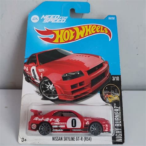 Jual Hw Hot Wheels Hotwheels Nissan Skyline Gtr R Nfs Need For Speed Red Kab Jember