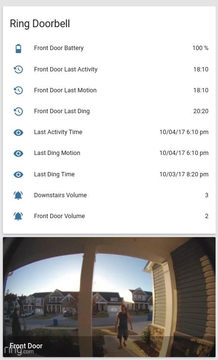 Ring Doorbell Feature Requests Home Assistant Community