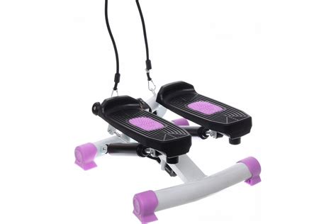 Мини-степпер поворотный с эспандерами Sportage MSR-1100, розовый 290 ...
