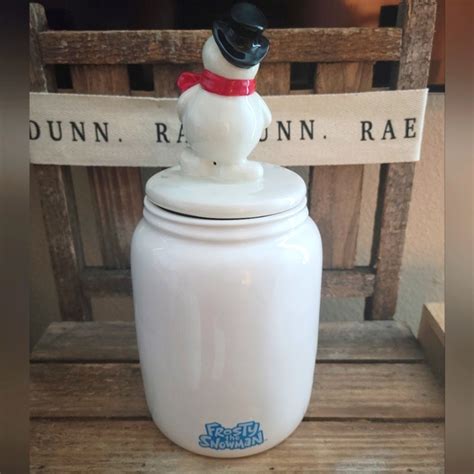 Rae Dunn Holiday Rae Dunn Frosty The Snowman Canister Poshmark