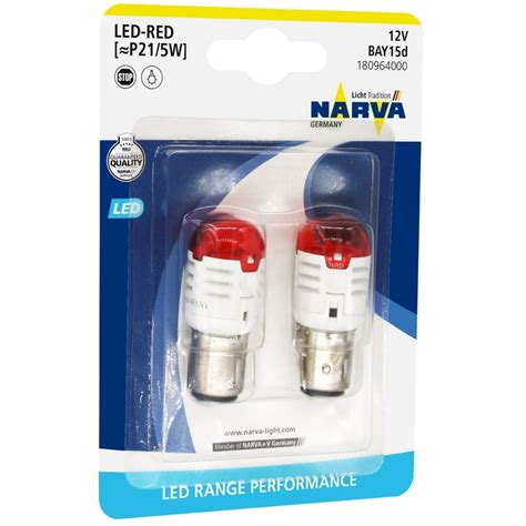 Ampolleta Led P W Roja Carplus