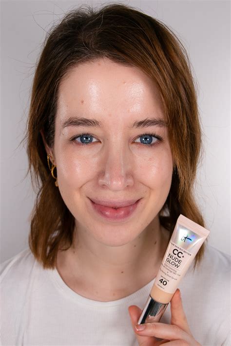 It Cosmetics Cc Nude Glow Lsf Review Tragebilder Carina Teresa