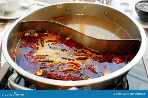 Taiwanese Hot Mala And Mushroom Shabu Hot Pot Stock Photo Image Of Dinner Mala