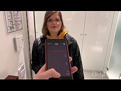 I Control Her Pussy In Public With A Lovense Lush She Moans And Is