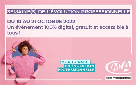 Cma Ari Ge Les Semaines De L Volution Professionnelle