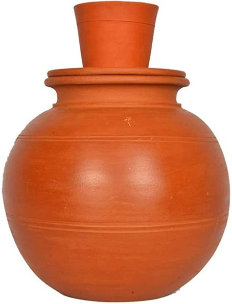 Kerala Village Decor Handmade Earthen Natural Clay Drinking Water Pot
