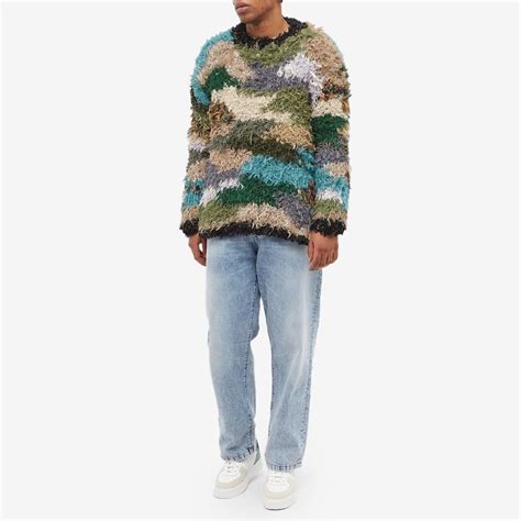 Mcq Men S Oversized Camo Crew Sweat In Multinatural Mcq Alexander Mcqueen