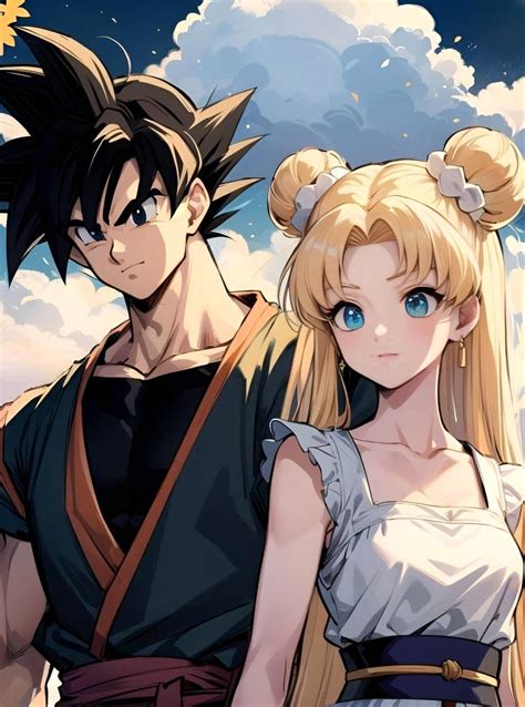 Goku and sailor moon by Ruxinzy on DeviantArt