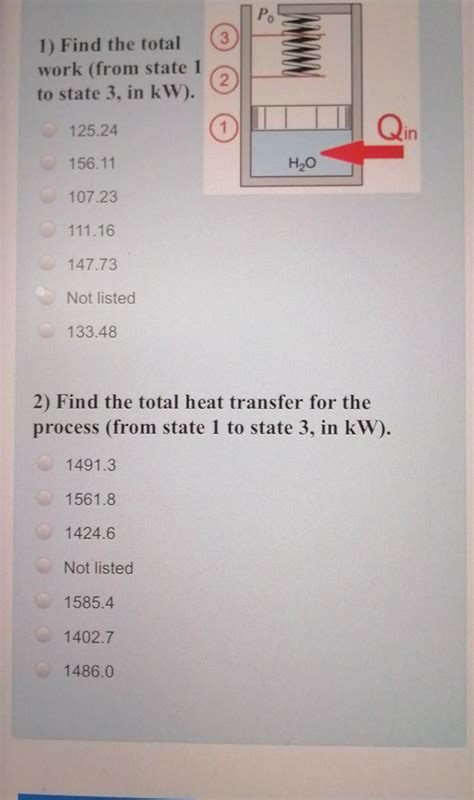 Solved Kg Of Water In A Piston Cylinder Device As Shown Chegg