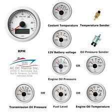 Vdo Viewline Set Of Gauges White With Sensors