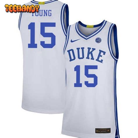 Duke Blue Devils Ryan Young 2023 White College Basketball Jersey