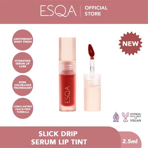 Jual LarisGIFT ESQA Slick Drip Serum Lip Tint Cashmere Nude Shopee