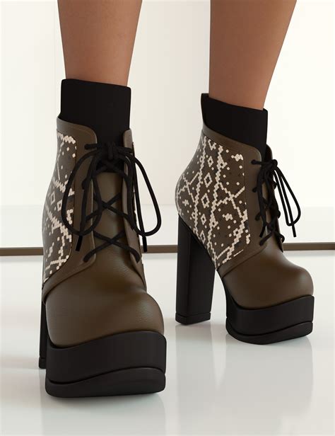 Diva Ankle Boots for Genesis 9 | Daz 3D