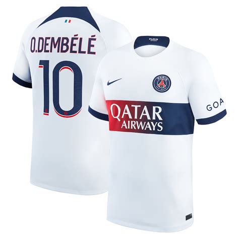 Maillot Psg Exterieur 2023 2024 Dembele Foot Dealer