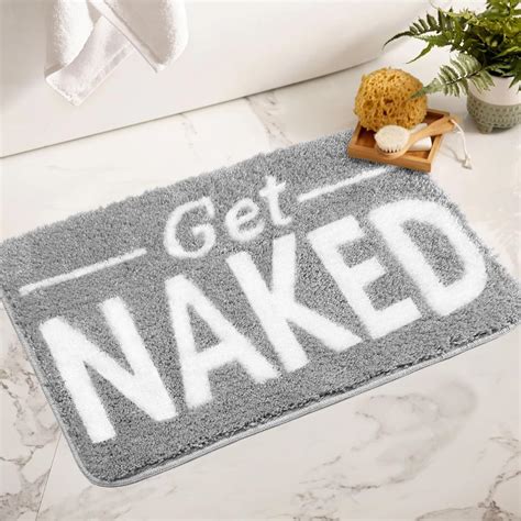 Amazon Homantic Get Naked Bathroom Rugs Funny Bath Mats For Bathroom Non Slip Cute Carpet