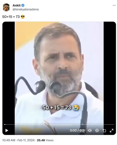 Video Of Rahul Gandhi Miscalculating Simple Math Equation Is Altered Boom