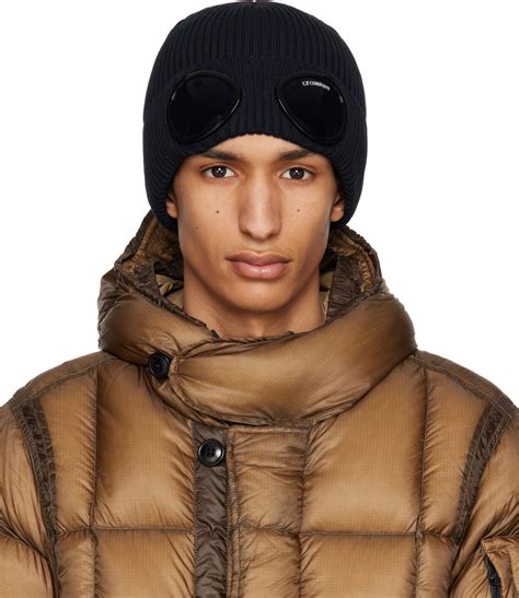 Cp Company Navy Goggle Beanie Ssense