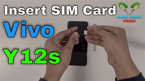 Vivo Y S Insert The Sim Card Youtube