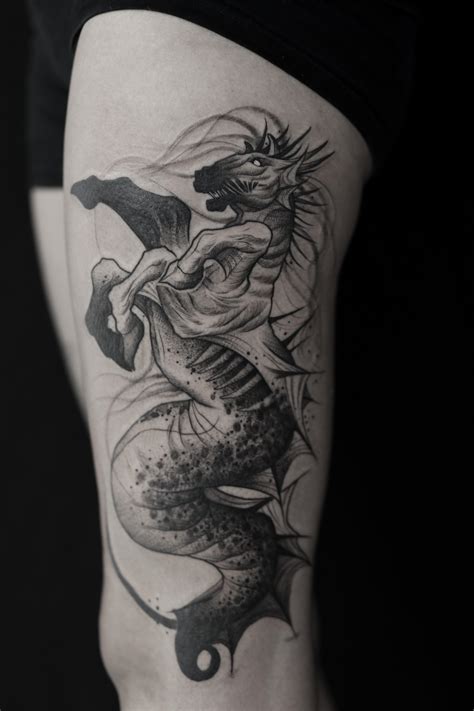 Kelpie by Vulto.tattoo, From France, Lyon shop Vapeurs d’encres. : tattoos