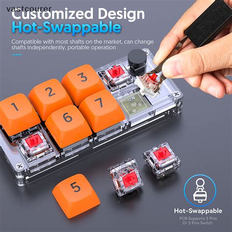 Vast Key Shortcut Macro Programmable Fully Hot Swappable Mechanical Switch Gaming Mini