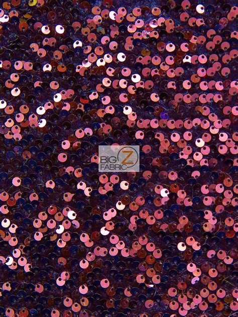 Rain Drop Sequin Stretch Velvet Fabric Eggplant By The Yard Big Z Fabric