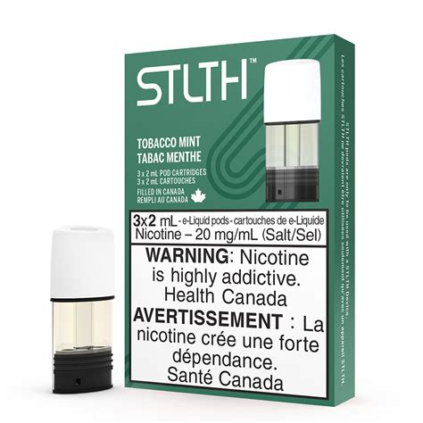 Tobacco Mint Stlth Pods S Compatible 3 Pack Vapeloft