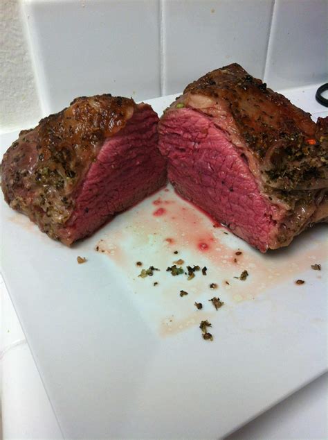 Finally found some grass fed meat at a farmers market. Tri-tip turned