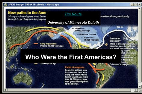 Who Were The First Americas Tim Roufs University Of Minnesota Duluth