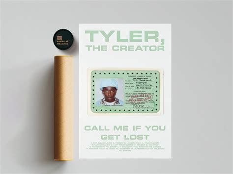 Tyler, The Creator - Call Me If You Get Lost Album Poster sold by