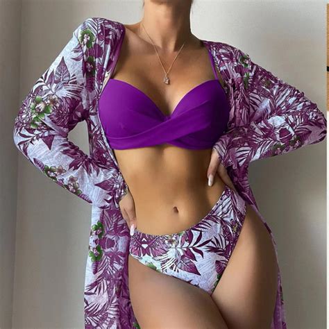 Cikini New Sexy Swimsuit Three Piece Outfit Women S Bikini Set