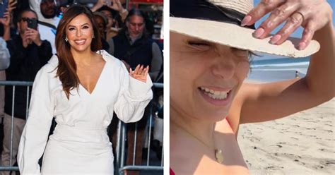 Eva Longoria Soaks Up The Sun In Skimpy Red Bikini At The Beach Photos