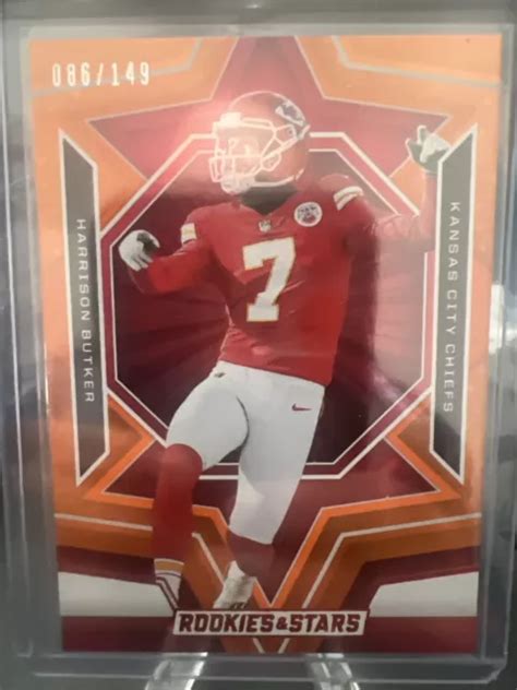 2023 PANINI ROOKIES And Stars Harrison Butker Orange 149 Chiefs EUR 6