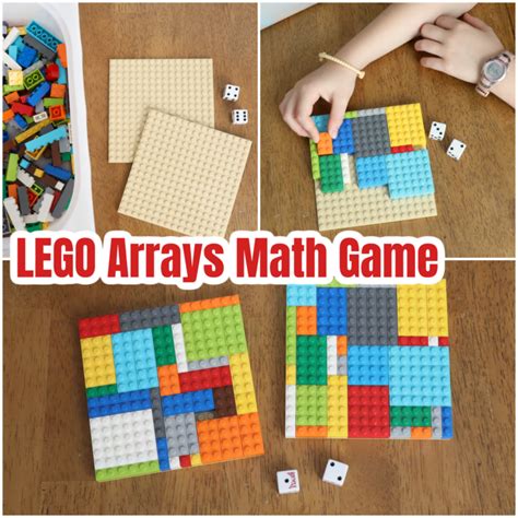 lego arrays multiplication game frugal fun  boys  girls
