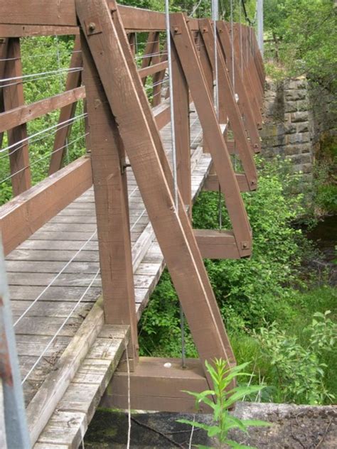 Bridgemeister Allt A Gheallaidh Gurkha Suspension Footbridge