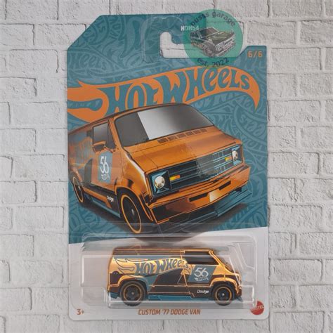 Jual HOT WHEELS CUSTOM 77 DODGE VAN 56 56TH ANNIVERSARY GOLD CHASE Shopee Indonesia