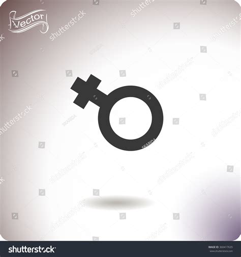 Female Icon Women Sex Signwhite Button Stock Vector Royalty Free Shutterstock
