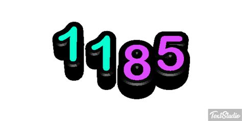 number animated gif logo designs