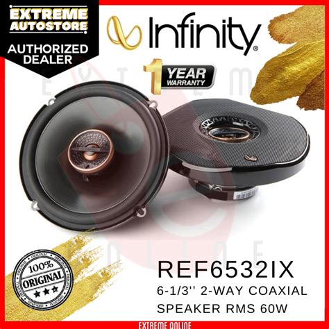 Infinity Reference REF-6532IX Reference Series 6-1/2" 2-way car ...