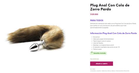 Plug Anal Con Cola De Zorro Pardo Divino Placer