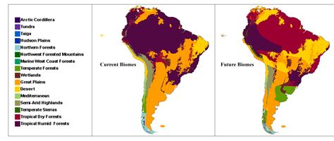 America Biome Map